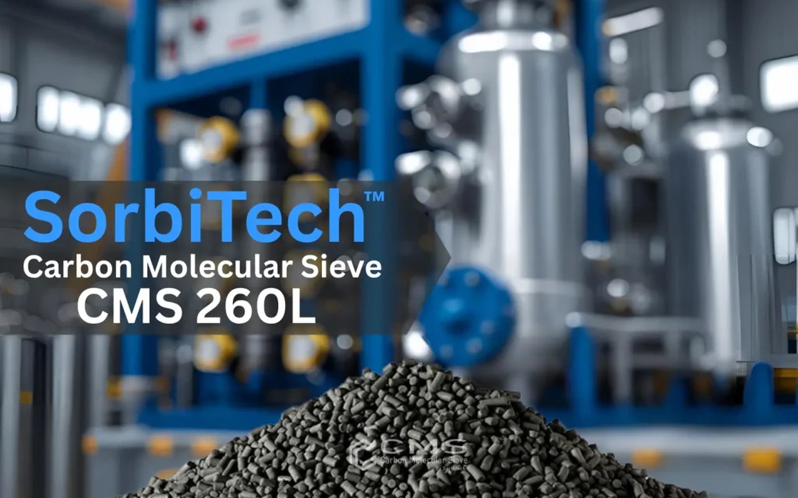 Carbon molecular sieve CMS 260L cylindrical pellets for medium flow PSA nitrogen
