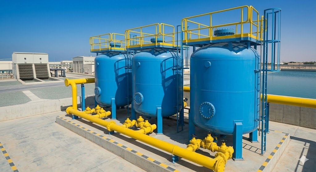 SorbiTech Multi Media Filter Water Treatment Pressure Vessel Mmf