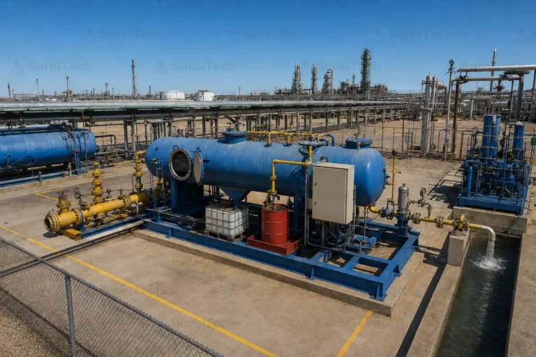 Corrugated plate interceptor oil water separator