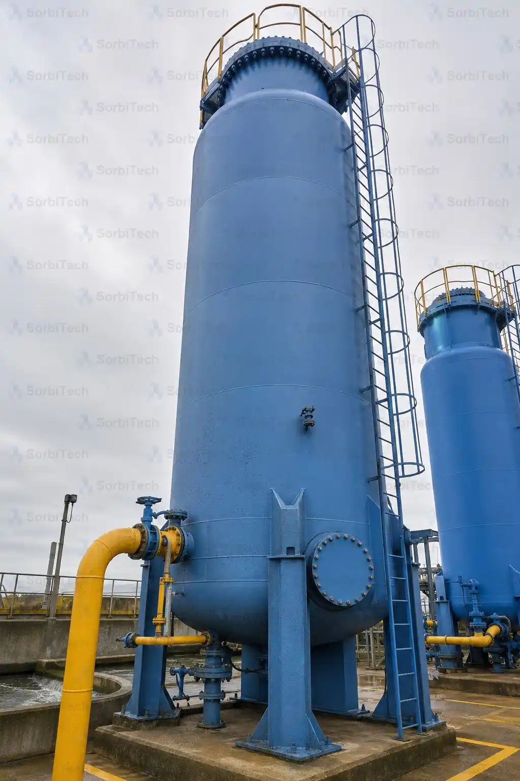 SorbiTech Activated Carbon Water Contactor Drinking Water GAC Polishing Contactor