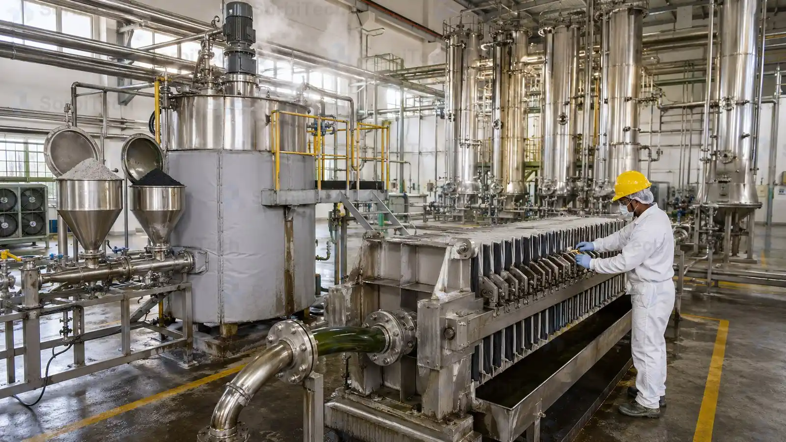 SorbiTech Edible Oil Bleaching Pac Bleaching Earth Palm Oil Refinery