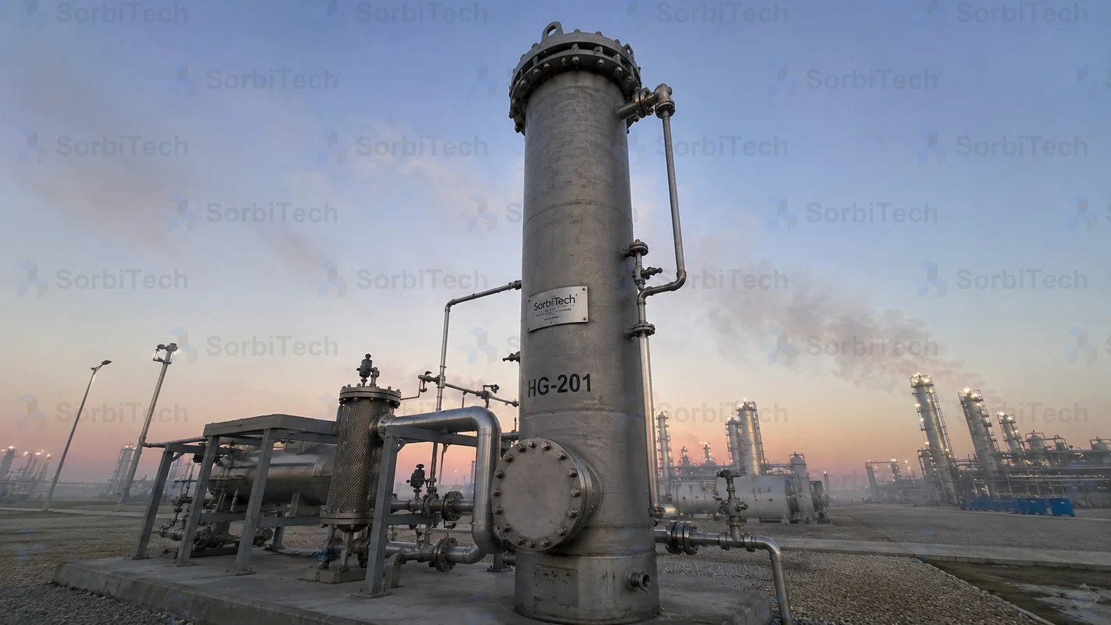 Mercury Removal from Natural Gas process equipment